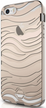 Чехол для iPhone SE ITSKINS Krom Gel Zebra Gold Чехол для iPhone SE ITSKINS Krom Gel Zebra Gold